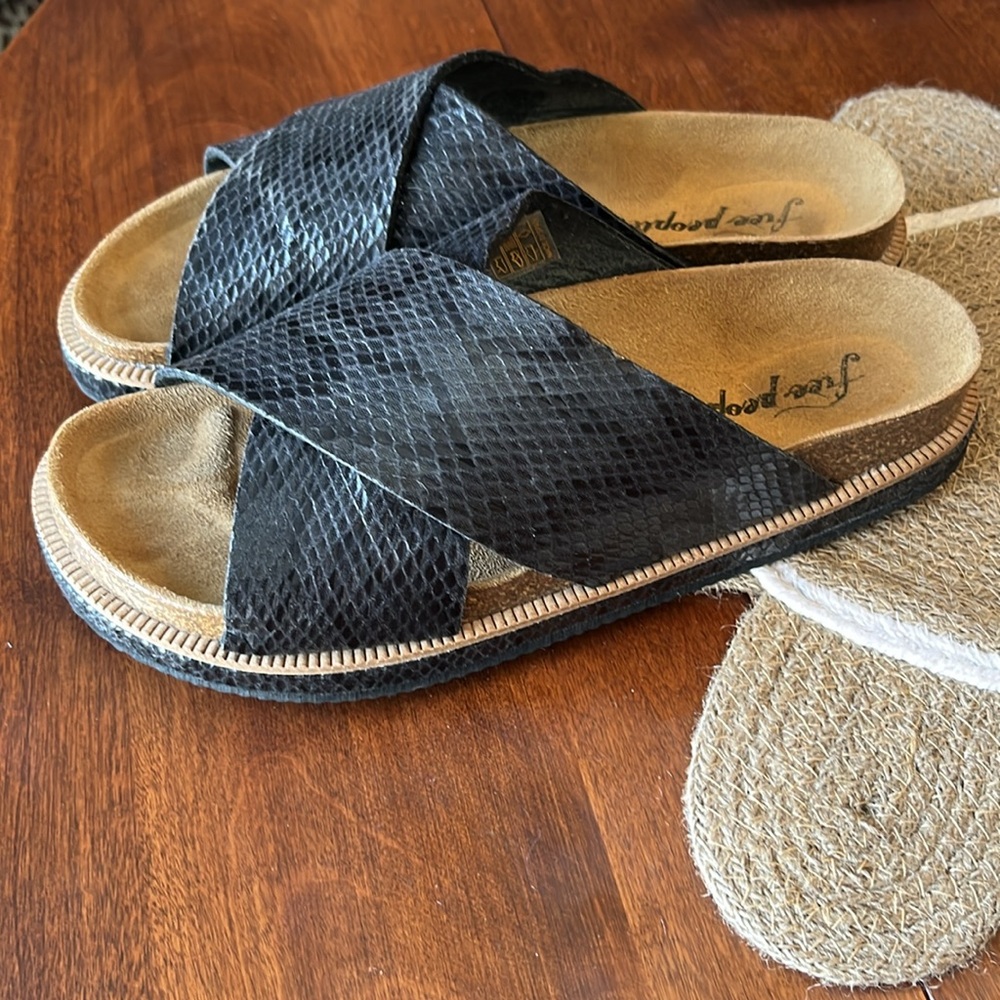 Free People Sidelines sandals 39 black